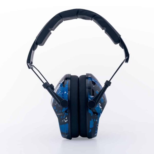 Noise Cancelling Ear Defenders Blue Front