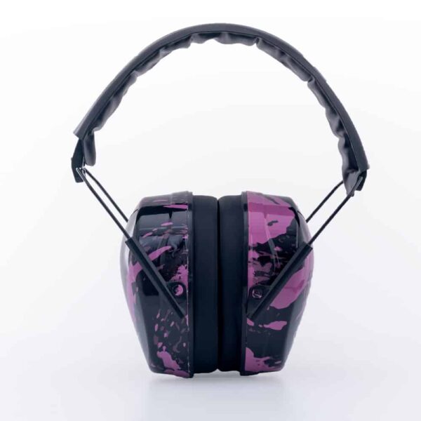 Noise Cancelling Ear Defenders Pink Front