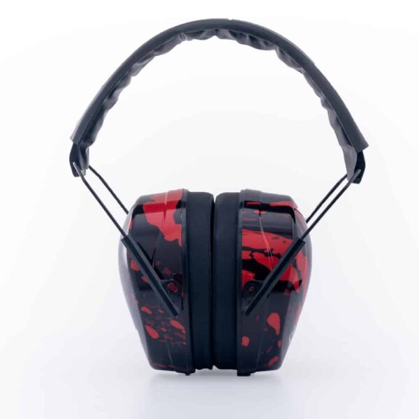 Noise Cancelling Ear Defenders Red Front