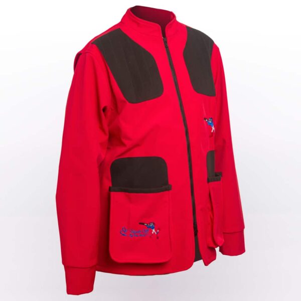 Shoot-Off Winter Jacket in Red